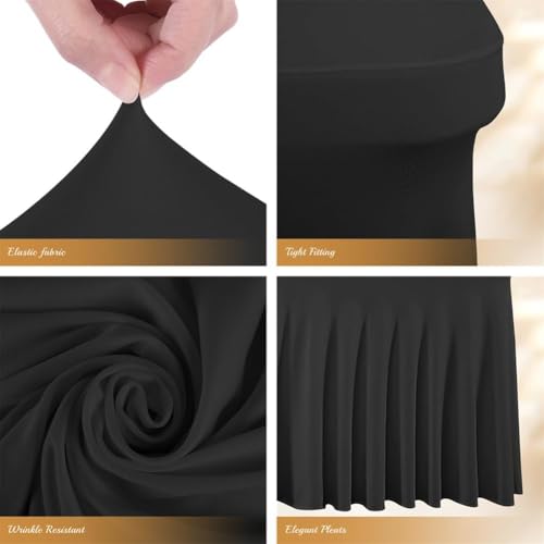 Nappe extensible pour mariages et réceptions d'hôtel 8ft verte - 6