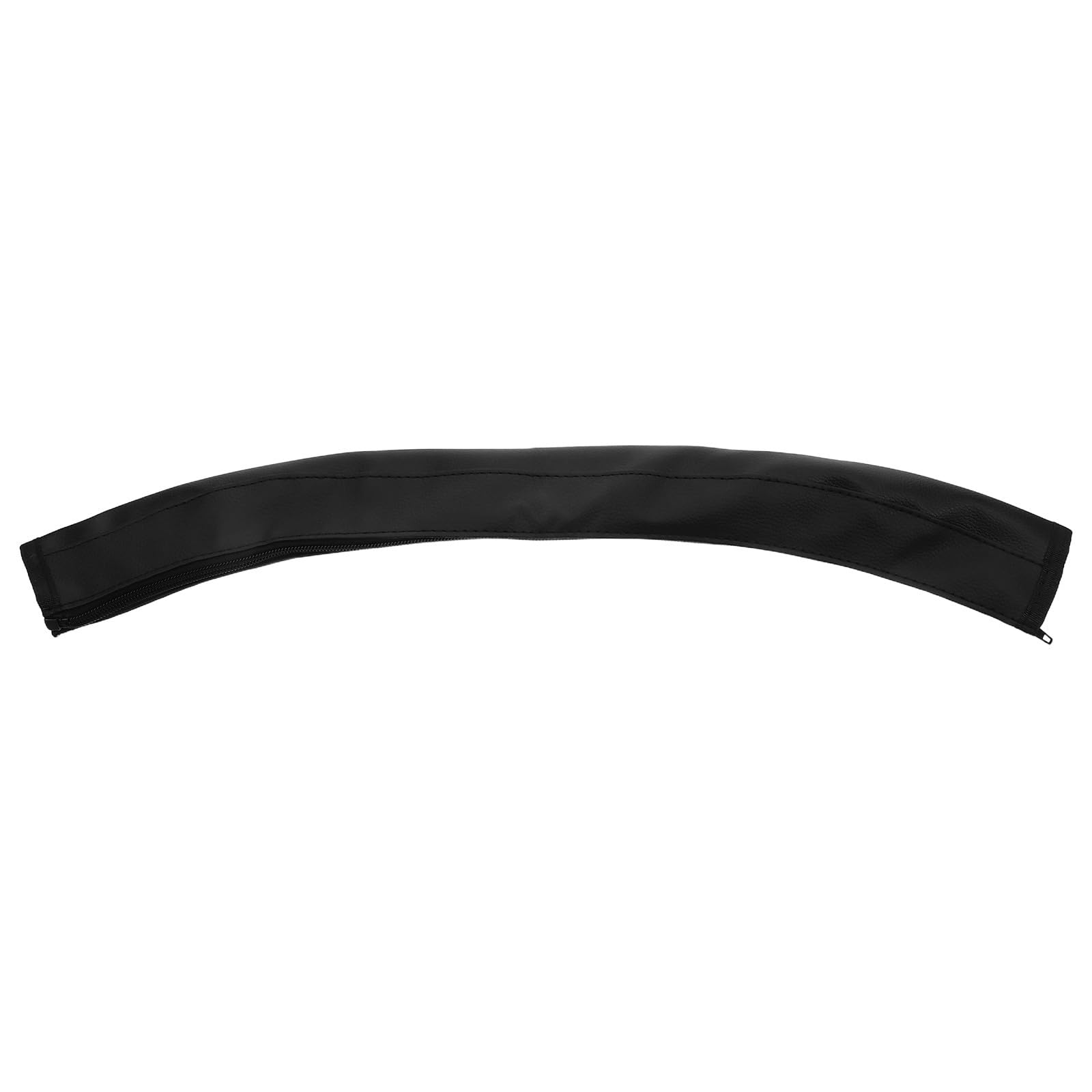 Genérico Funda de Cuero Reutilizable para Manillar de Cochecito Negro, Fácil de Limpiar, Protector para Barra de Empuje en Cochecitos y Carritos de Ñiño
