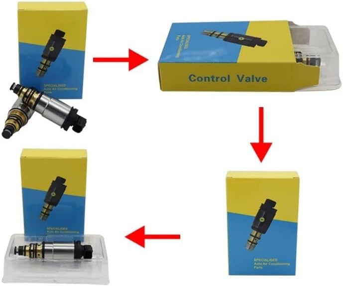 Air Conditioning AC Compressor Electronic Control Valve Compatible With Compatible With RAV4 Camry Corolla Lexus 447280658 8831002790 7SEU17C TSE14