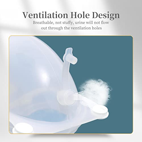 image for lefeke Wearable Urinal for Men,Protable Male Urine Collection Bag，Re