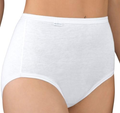 Jockey Women's Underwear Plus Size Elance Brief - 3 Pack, White, 10