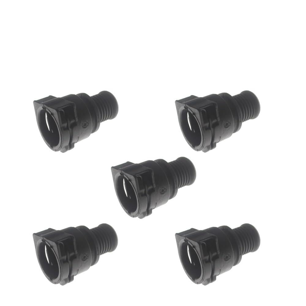 Bcdskzavu 5 Pcs 1/2/5/10X Nw12-0° Engine Oil Radiator Coolant Hose Connector Heater Hose Flange Fit For Nw12(5 Pcs)