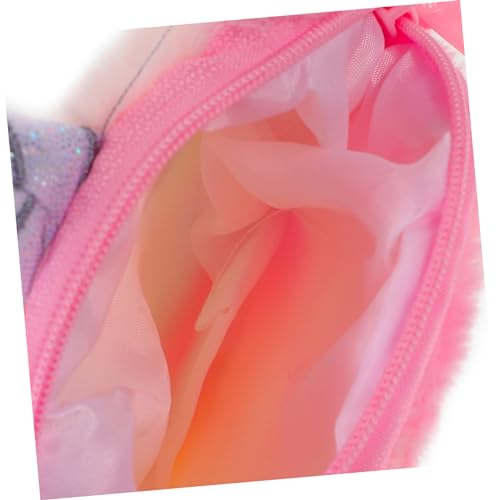 2pcs Unicorn Crossbody Bags for Girls Plush Coin Purses Cute Design Soft Storage Pouches for Boys and Girls for Outdoor Use and Everyday Carry4