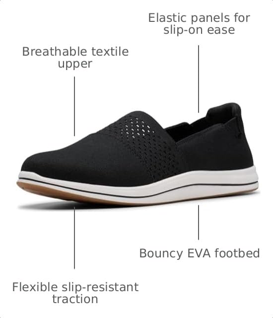 Image of Clarks Women's Breeze Vibe CloudSteppers Slip On Loafer