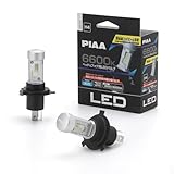 PIAA(ピア) 車用 バルブ ヘッドライト/フォグライト用 LED 6600K 〈コントローラーレスタイプ〉 12V 18/18W Hi3800/Lo3000lm H4 3年保証 車検対応 2個入 LEH170