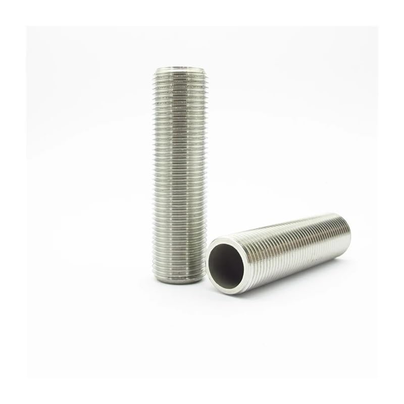 Rácor macho de 1" de acero inoxidable 304 con rosca continua de 100mm de alta densidad