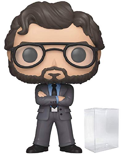 Funko Money Heist: La Casa De Papel - Figura de vinilo del profesor Pop! (incluye funda protectora...