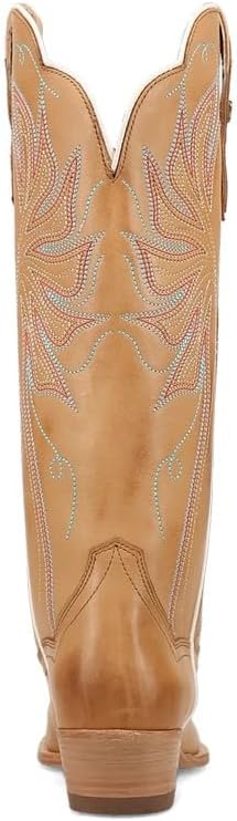 Dan Post Western Boots Womens Leather Grace Snip Toe Tan DP7151
