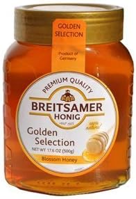 Breitsamer Premium Golden Selection Honey, 17.5 Oz (500g)