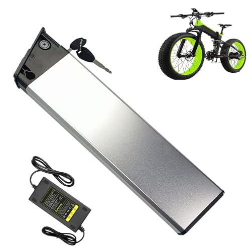 JHKJ Batería de Iones de Litio para Bicicleta eléctrica de 48 V, 52 V, 10 Ah, 13 Ah, 15 Ah y 17,5 Ah. Batería de Bicicleta Plegable de 48 V, 10 Ah, 13 Ah y 15 Ah con Cargador.,48v 13ah