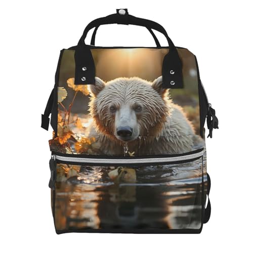 Sac à dos décontracté pour femme avec rangements multiples bébé