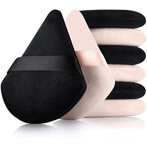 Dreieck Makeup Puderquaste Start Makers 8 Stück Gesicht Schwämmchen Powder Puff Waschbar Wiederverwendbar Triangle Make up Puff Cover