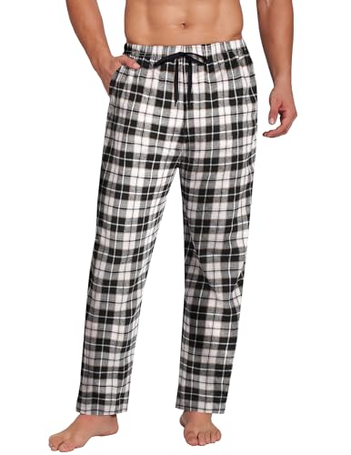 Pantalon décontracté à carreaux homme en coton COOFANDY avec cordon - 2