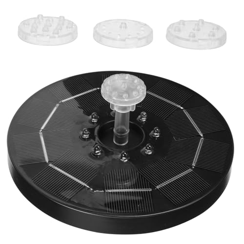 DOITOOL Fuente Solar para Estanques y Jardín con Bomba de Agua Iluminación LED Integrada y Diseño Resistente para Decoración de Piscinas y Circulación de Agua Exteriores