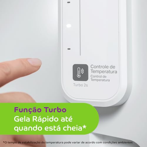 Geladeira Consul Frost Free Duplex 386 litros com Altura Flex cor Inox CRM44AK 220V