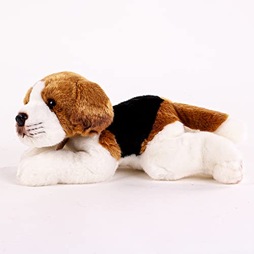 Teddys Rothenburg Kuscheltier Hund Beagle liegend 30 cm Plüschhund Plüschtier Stoffhund
