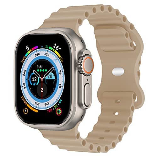 TopPerfekt Ocean strap Compatible with Apple Watch Ultra strap 42mm 44mm 45mm 49mm