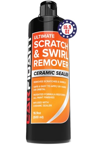 Image of Carfidant Scratch & Swirl Remover - Polishing, Rubbing & Buffing Compound for Car Paint Repair - Restores Shine & Enhances Gloss, 16.9 fl oz
