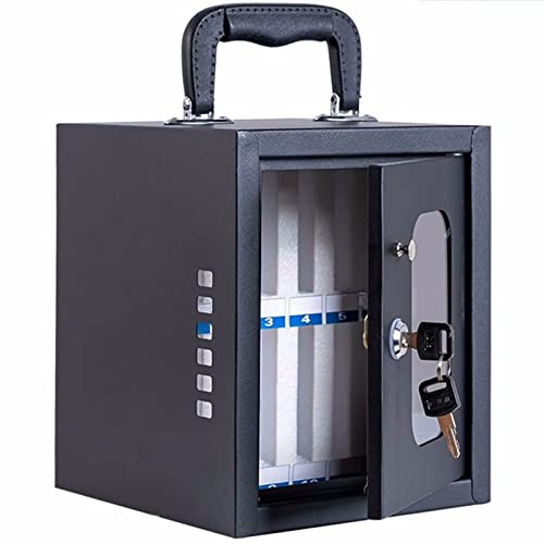 Gabinete de almacenamiento de teléfonos celulares de acero inoxidable con compartimentos seguros 2