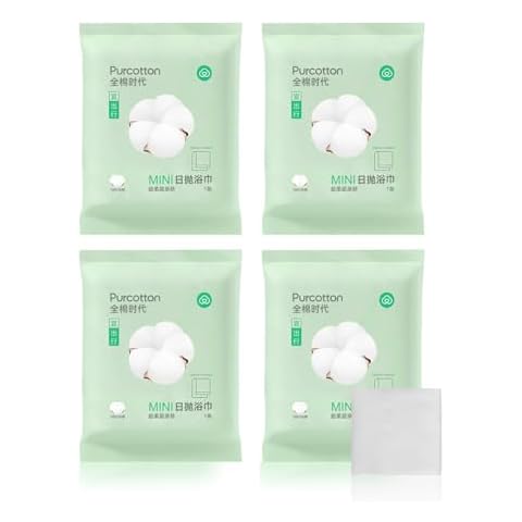 Purcotton Disposable Bath Towels for Travel Cover