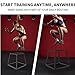 18 Inch Plyometric Jump Box Set, Steel Plyo Box with Anti-Slip Surface, Step Up Box for Workout, Plyometric Platform & Jumping Box for Home Gym Training Conditioning Strength Training, Black