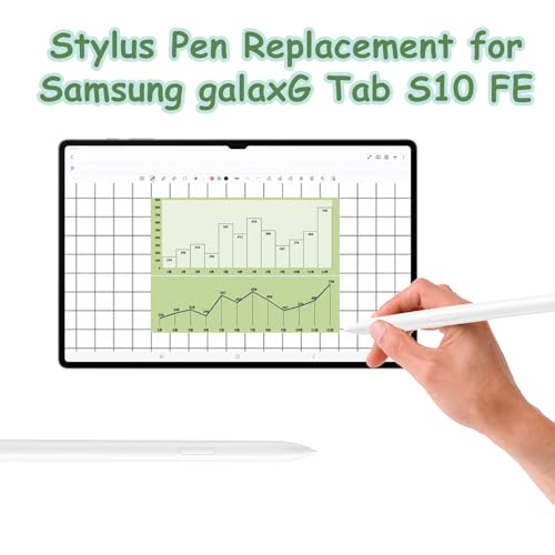 Stylet Galaxy Tab S10 FE haute précision avec plumes interchangeables sans Bluetooth blanc - 2