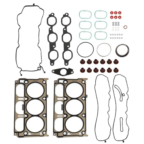 Image of GXARTS 12632968 HS26744PT Cylinder Head Gasket Set fit for Silverado 1500 Express Sierra Savana 1500 Yukon XL Suburban Tahoe 4.3L 5.3L Engine Replace HS54996 HGS4308