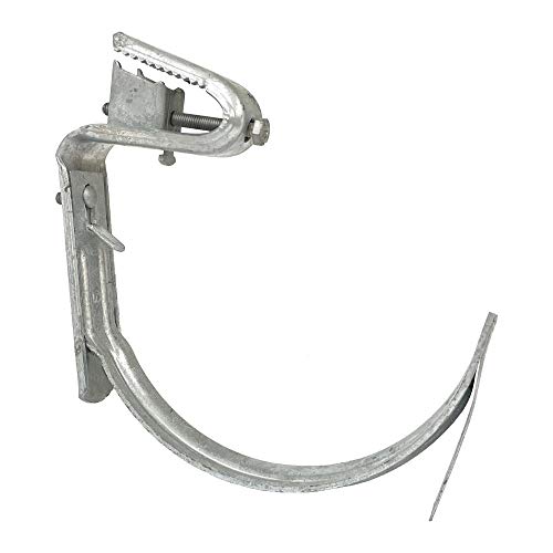Rinnenhalter für Trapez- und Wellbleche halbrund RG333 aus Stahl verzinkt