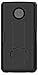 Encased Moto Z4 Belt Clip Case (DuraClip) Slim Fit Holster Shell Combo (Rubberized Grip) Smooth Black