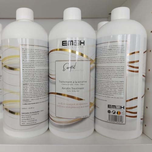 Essential Keratin - Kit Lissage - 2 x 1000 ml - Cheveux Abîmés - Sans Formol