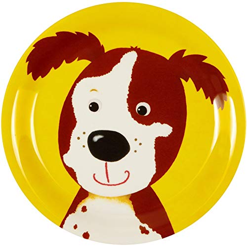 Preisvergleich Produktbild Die Spiegelburg - Melamin-Teller Hund, Freche Rasselbande, 13228