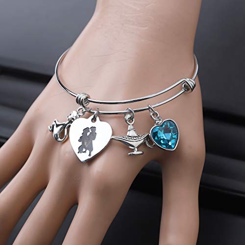 BLEOUK Jasmin Bracelet Fans Gift A Whole New World Princess Jasmin Jewelry Gift4