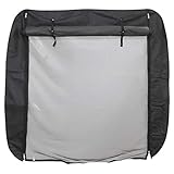 [ネクサスジャパン] ハイエース 200系 リアゲート用 防虫ネット 遮光生地 二層構造 リア バックドア 虫除け 蚊帳 網戸 スクリーン カーテン サンシェード トランクルーム 車中泊 キャンプ