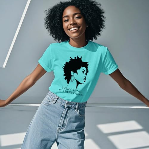 Image of Black History Shirts Black Graphic tees for Men and Women, Magic Fashion Afro American Natural Hair Vintage Melanin T-Shirts