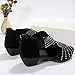 Western Sandals,Point Toe Sandals for Women,Open Toe Plus Size Zipper Shoes Comfortable Trendy Summer Vintage Peep Toe Rhinestone Mid Heels Sandals