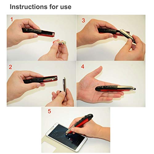 Image of CHENCHUAN Wireless Mice PR-08 2.4G Innovative Pen-style Handheld Wireless Smart Mouse, Support Windows 8 /7 / Vista /XP / 2000 / Android /Linux /Mac OS, Effective Distance: 10m(Black) Wireless B