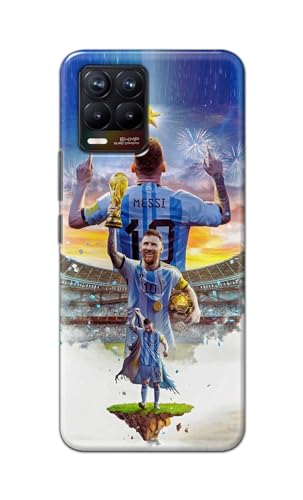 Image of Printed Hard Back Cover for Realme 8 Pro 4G Back Cover (Famous Football Player -J2) -190724(EA)