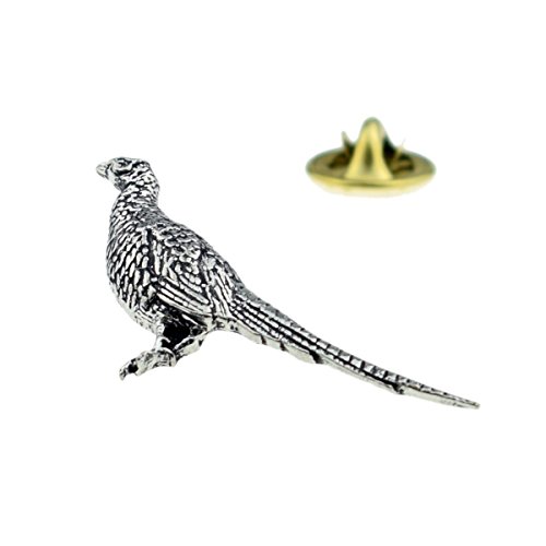 Pheasant Pewter Lapel Pin Badge