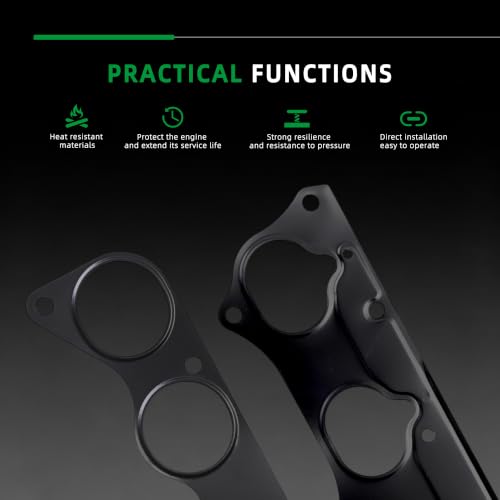 Image of Intake Manifold Gasket Set, for Acura TSX 2004-2008, for Honda Accord 2003-2007, for CR-V 2007-2009, for Element 2003-2011, 2.4L, OE MS96473, MS19474, MS 96473, MS 19474