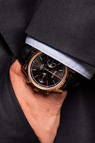 Montre chronographe pour homme Chestor le cadeau idéal avec bracelet cuir - 3