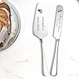 RSQGT Personalisiertes Edelstahl Tortenheber Und Kuchenmesser Set Mit Gravur, Besteck Set FüR...