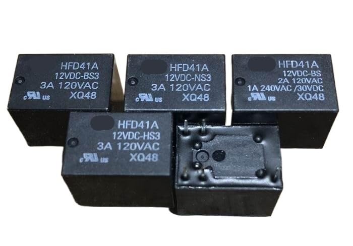Relais HFD41A 12VDC-BS3 composant subminiature 5 broches 4101-12V
