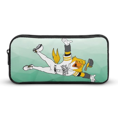 福岡ソフトバンクホークス文具ケース ペンケース 収納グッズ 筆箱 ペンバッグ 筆入れ 多機能 学用品収納 大容量軽量 伸縮性が良く、繰り返し使用可能 傷防止 防汚 掃除が簡単 いろいろな文房具を収納 オフィス小物 コスメバッグとして 男女兼用 携帯便利