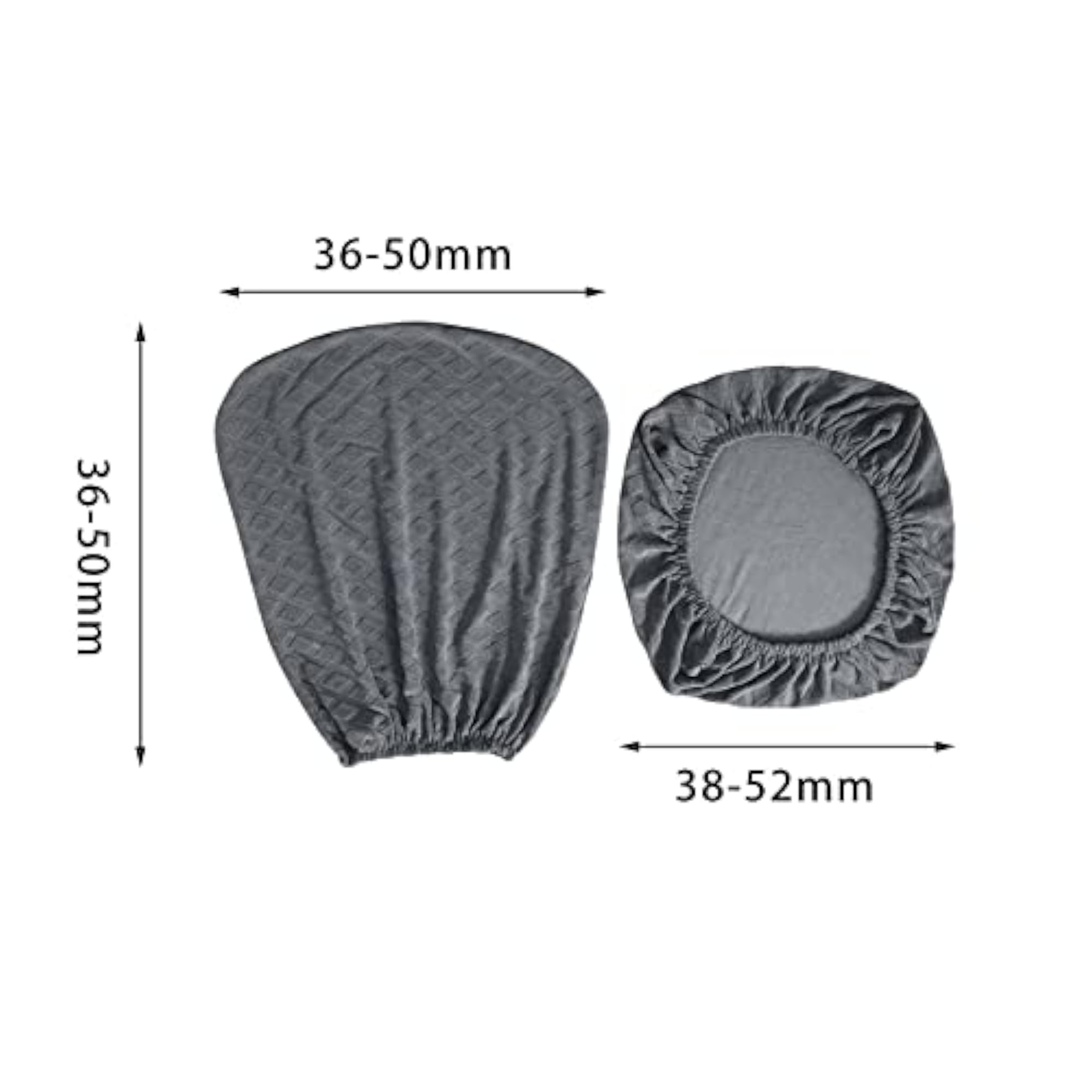 Split Office Chair Cover Waterproof Universal Washable Grey