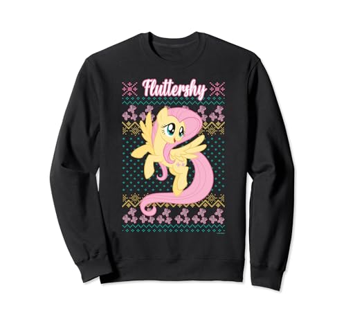 Sweatshirt Fluttershy My Little Pony parfait pour la journée du pull moche de Noël