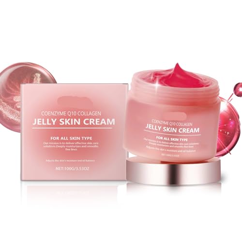 Collagen Jelly Cream – Feuchtigkeitsspendende, Straffende Und Aufhellende Gesichtscreme For Feine Linien, Gleicht Öl-Wasser Aus, Lindert Trockenheit(3PCs)
