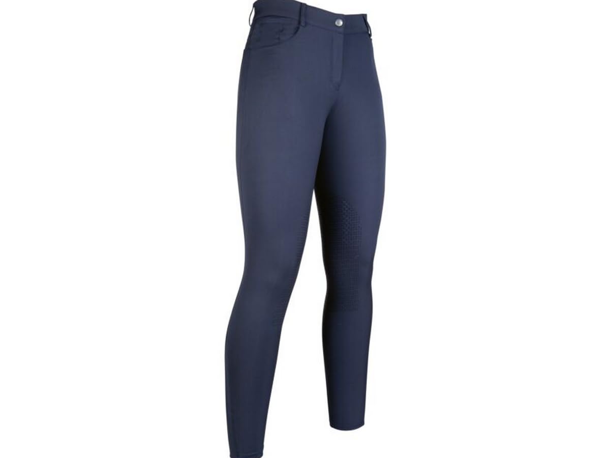 HKM Sunshine Rodillera Silicona - Pantalones de Montar Mujer