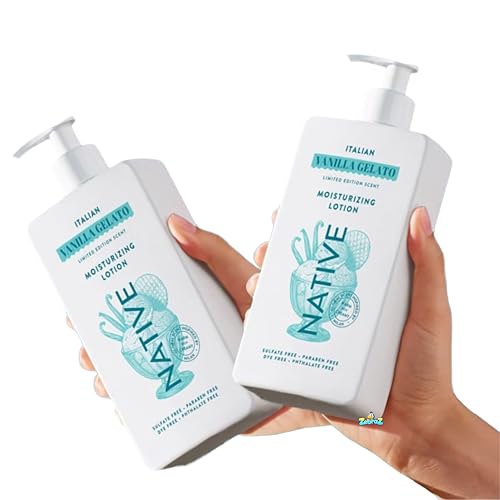 Native Limited Edition Global Flavors Hand & Body Lotion - Italian Vanilla Gelato - 16.5 fl oz - Pack Of 02