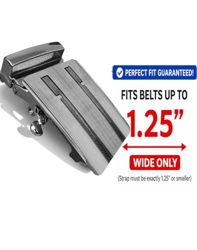 Image of Auto Lock Automatic Belt Buckle Only for Men | Fits Straps Wide Upto 1.25 Inches