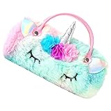 [LRXIYODE] 毛 の独角 メガネケース 提 納ケース わ デザイン 抗 折り み式 利